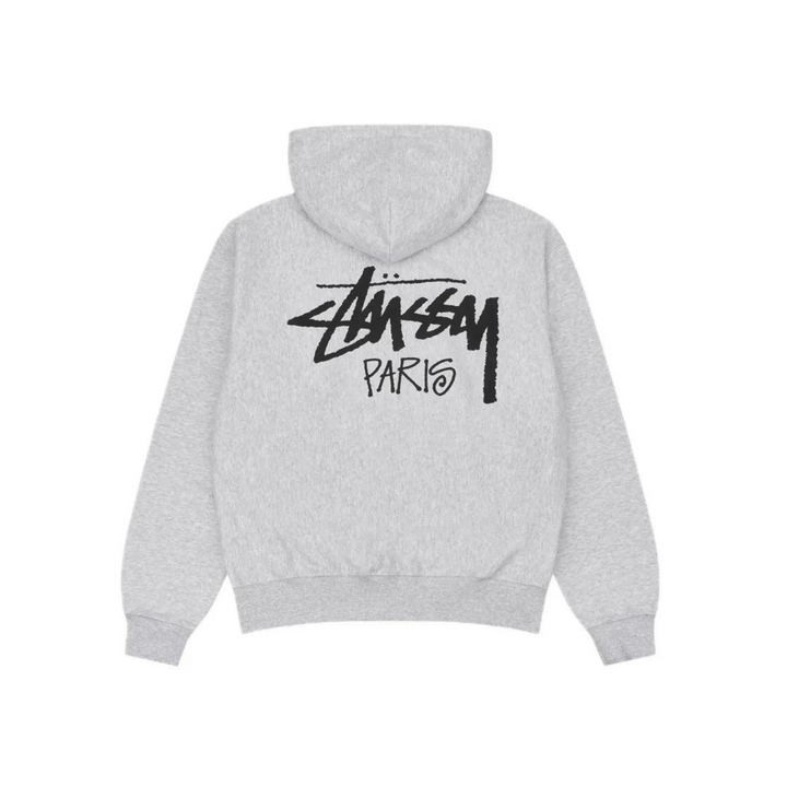 Stussy Paris Hoodie Grey