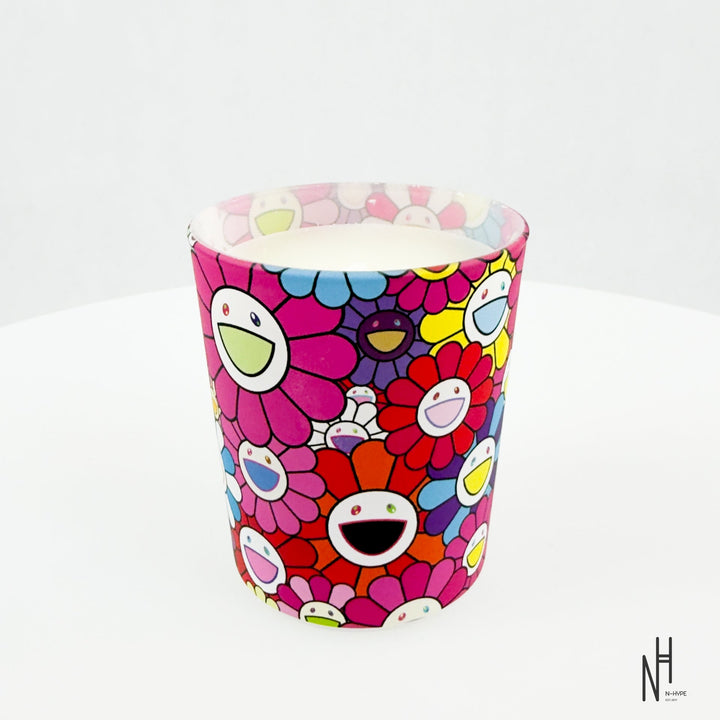 Perrotin x Takashi Murakami Pink Candle N-Hype limited edition designer candle.