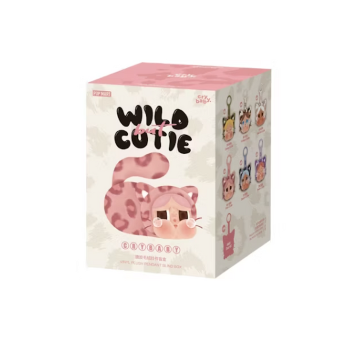 Pop Mart CRYBABY Wild but Cutie Vinyl Plush Pendant N-Hype Blind Box