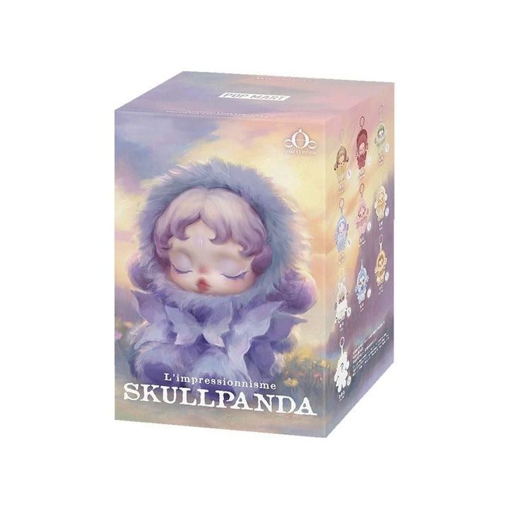 Pop Mart Vinyl Plush Pendant Blind Box Skullpanda L‘impressionnisme N-Hype Pomarańczowy Panda Plush Toy