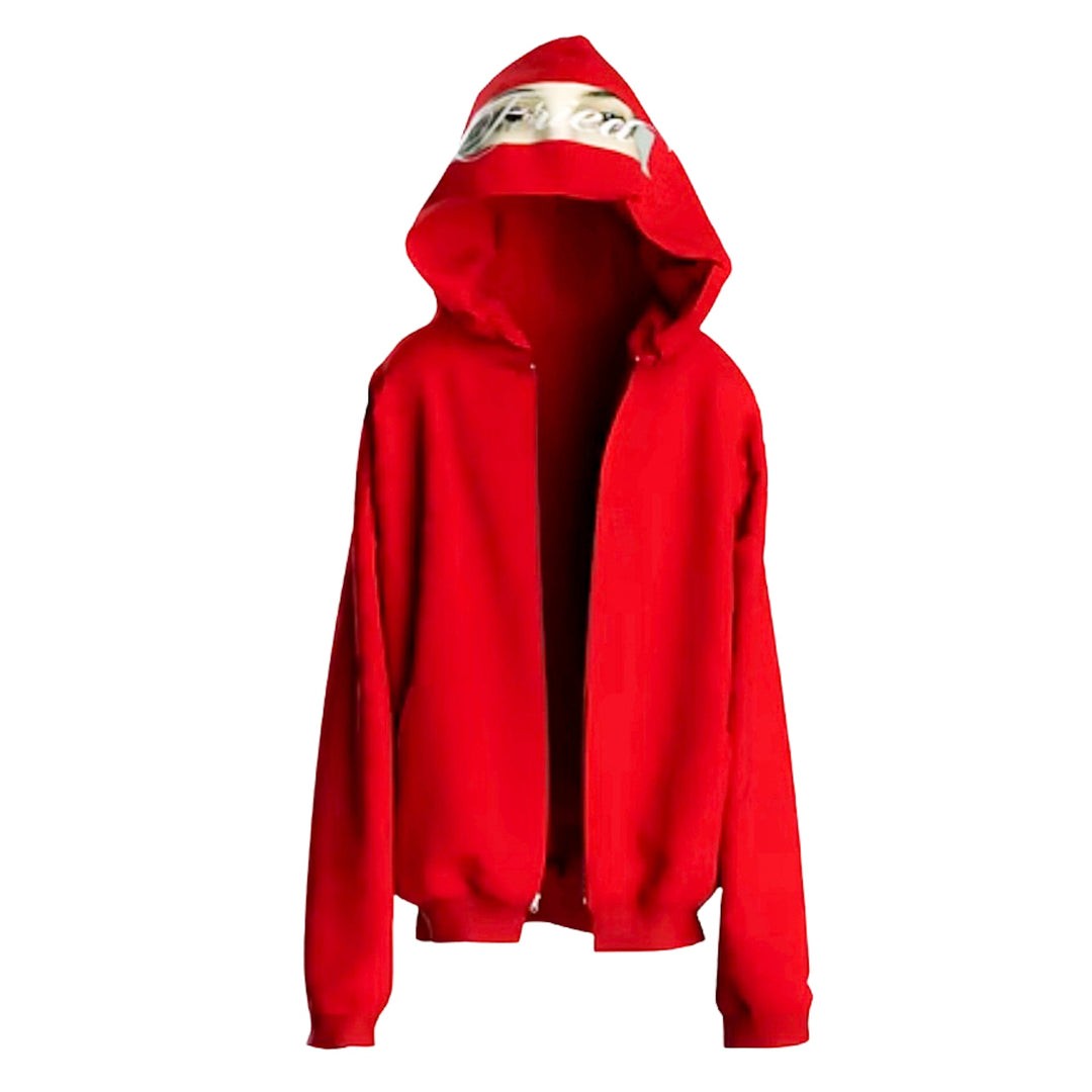 Rafał Lewandowski AW25 FRIED Hoodie Red N-Hype streetwear sweatshirt red.