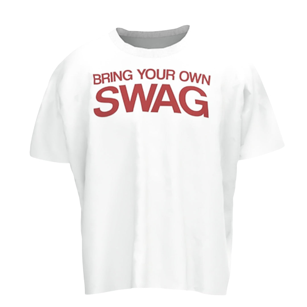 Rafał Lewandowski AW25 SWAG koszulka biała męska N-Hype