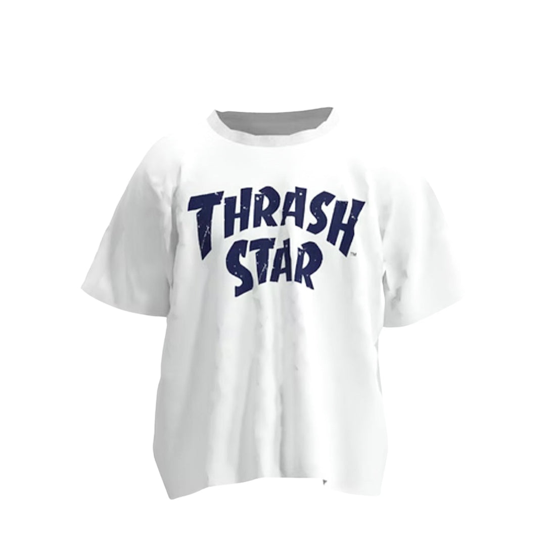 Rafał Lewandowski SS26 Thrash Star T-shirt White - N-Hype