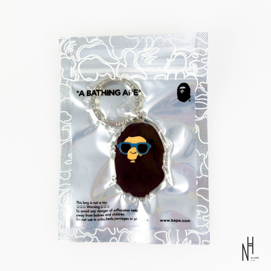 Resort Ape Head Metal Keychain czarny N-Hype