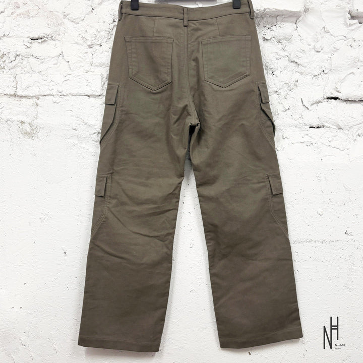 Rick Owens Multipocket Cargo Pants Dust N-Hype streetwear trousers casual fashion.
