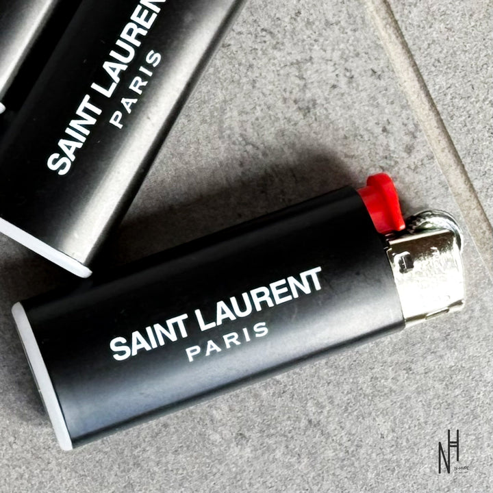 Saint Laurent Lighter Saint Babylone Paris zapalniczka metalowa czarna N-Hype