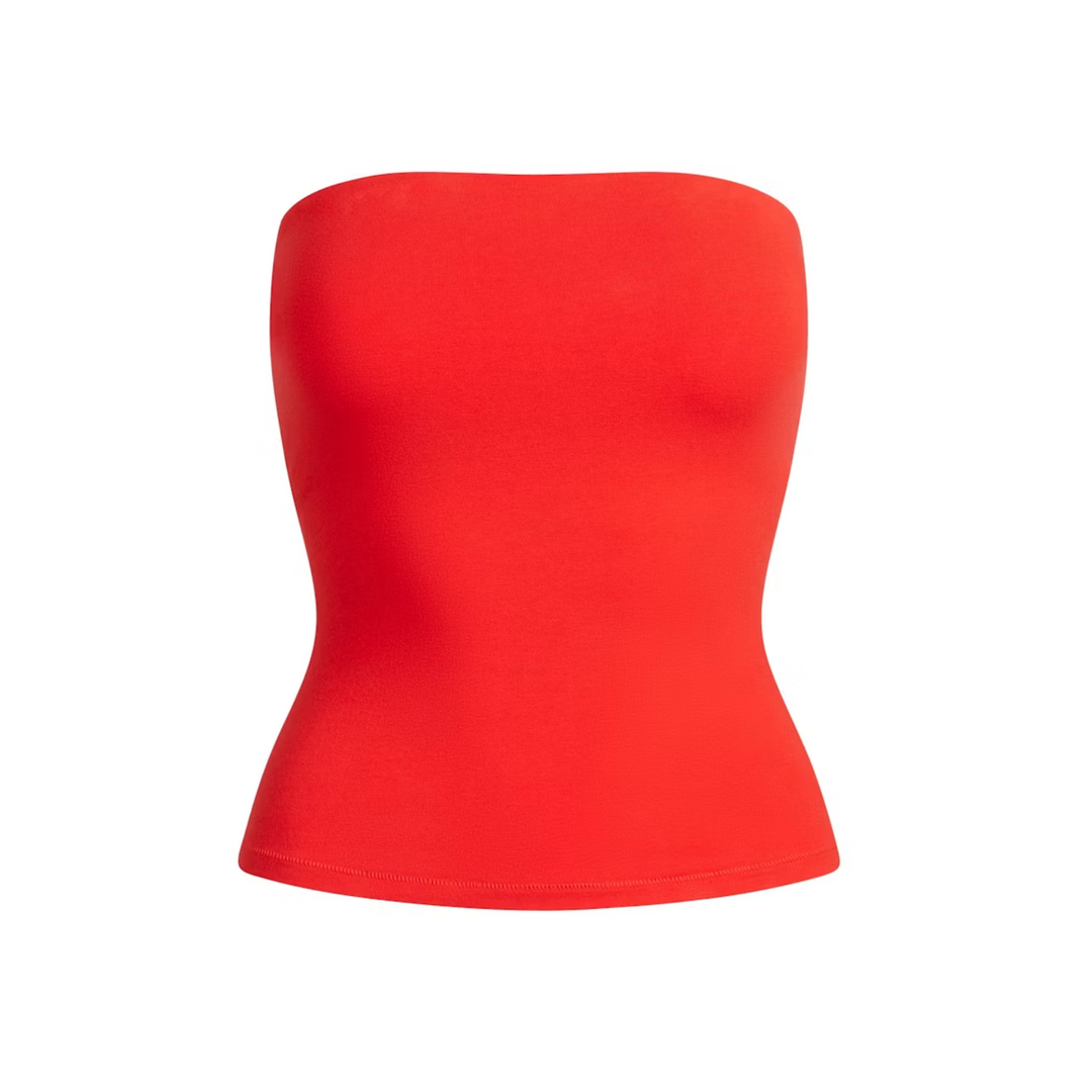 SKIMS Ruby Cotton Jersey Tube Top N-Hype Koszulka damska