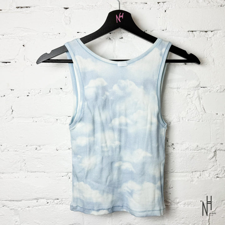 SKIMS Cotton Rib Tank Cloud Multi biała koszulka damska N-Hype