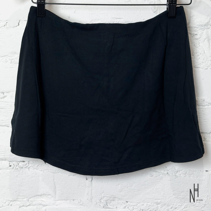 SKIMS Smooth Lounge Skort Obsidian czarny N-Hype