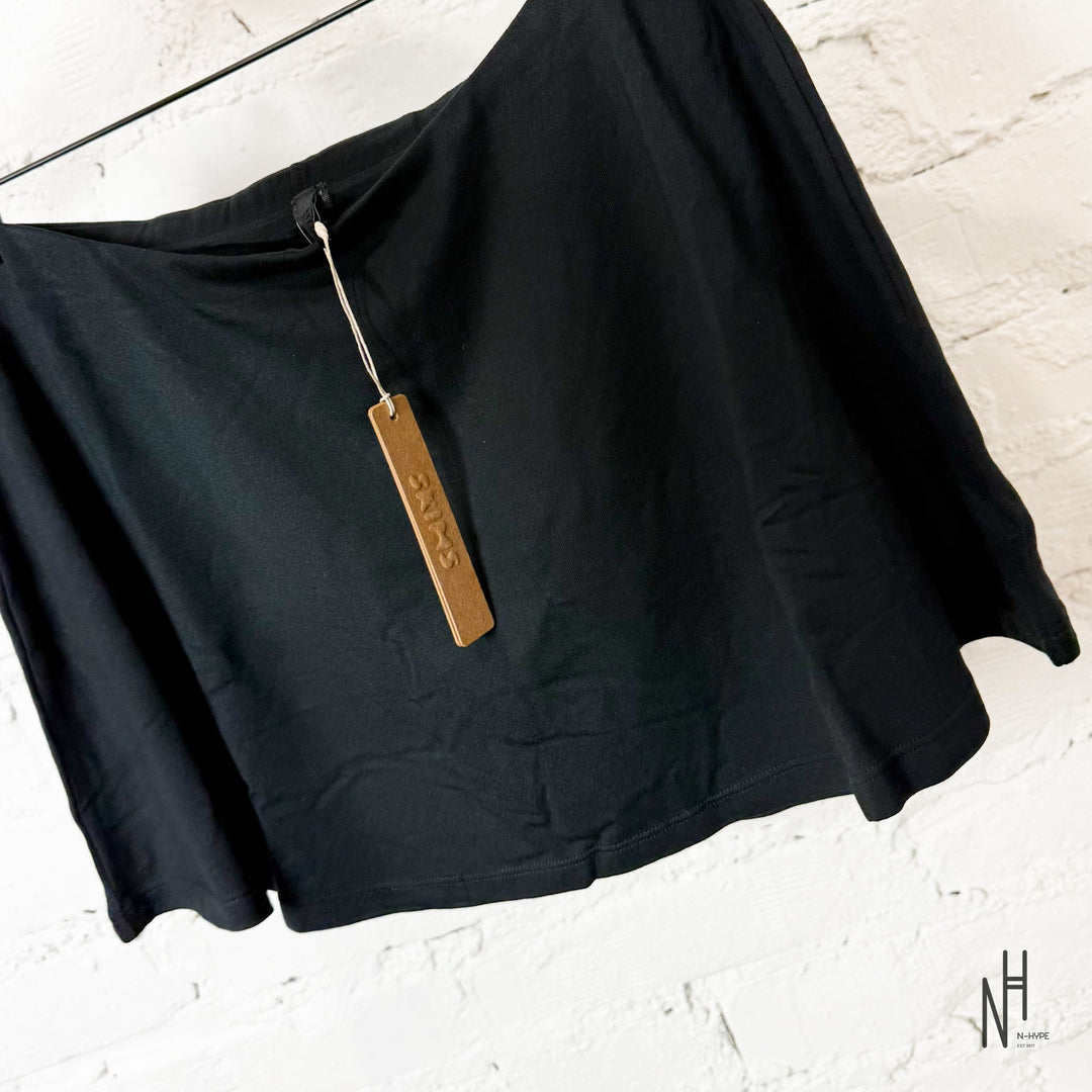 SKIMS Smooth Lounge Skort Obsidian czarny N-Hype