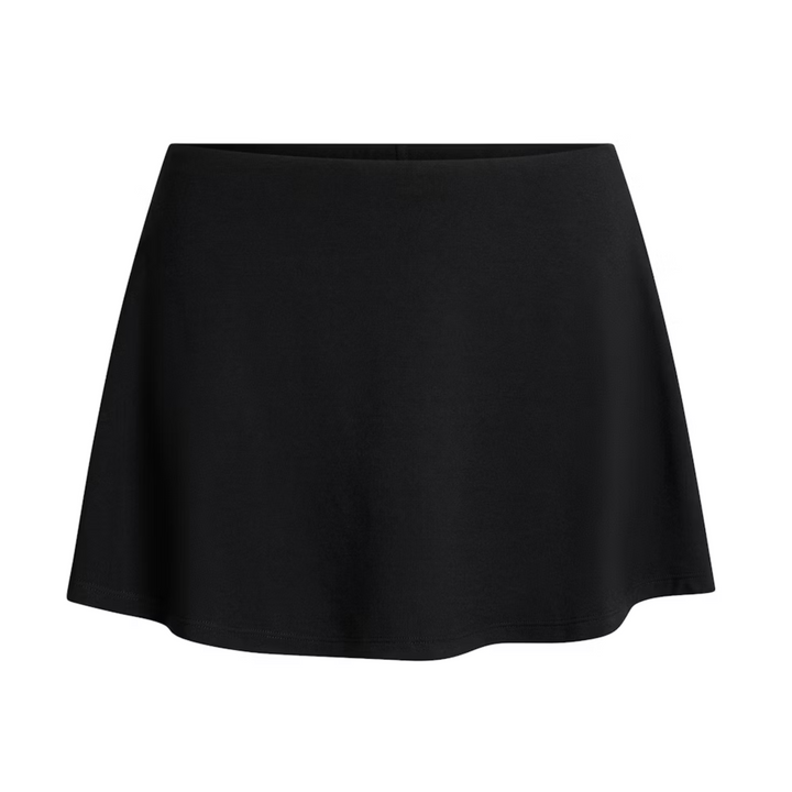 SKIMS Smooth Lounge Skort Obsidian spódniczka damskie czarna N-Hype