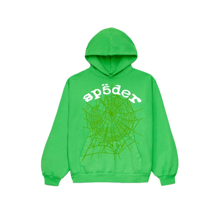 Sp5der Legacy Hoodie zielony marki N-Hype