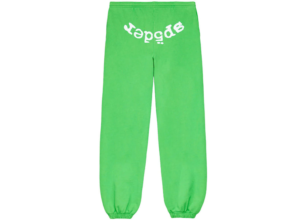 Sp5der Legacy Sweatpant Green N-Hype męskie dresy zielone