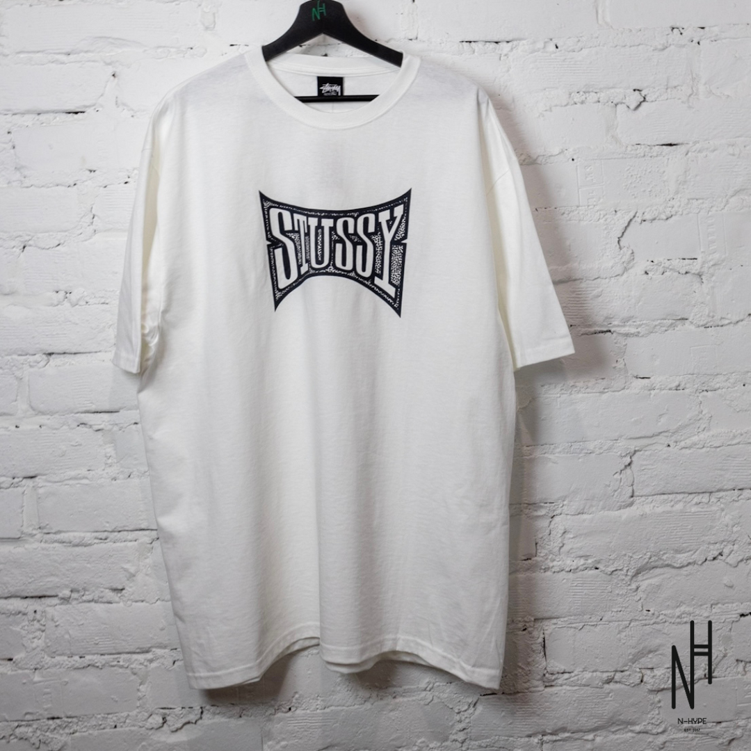 Stussy Champion Tee biała koszulka męska N-Hype