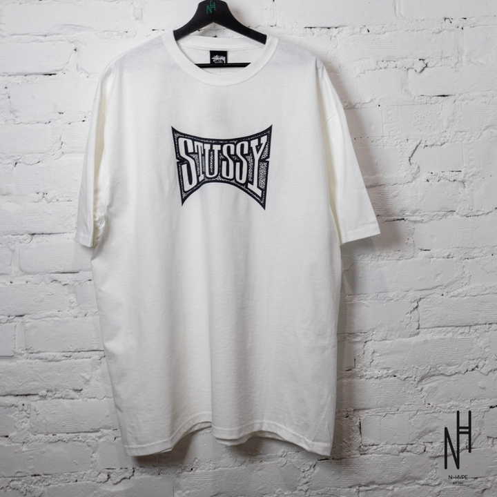 Stussy Champion Tee biała koszulka męska N-Hype