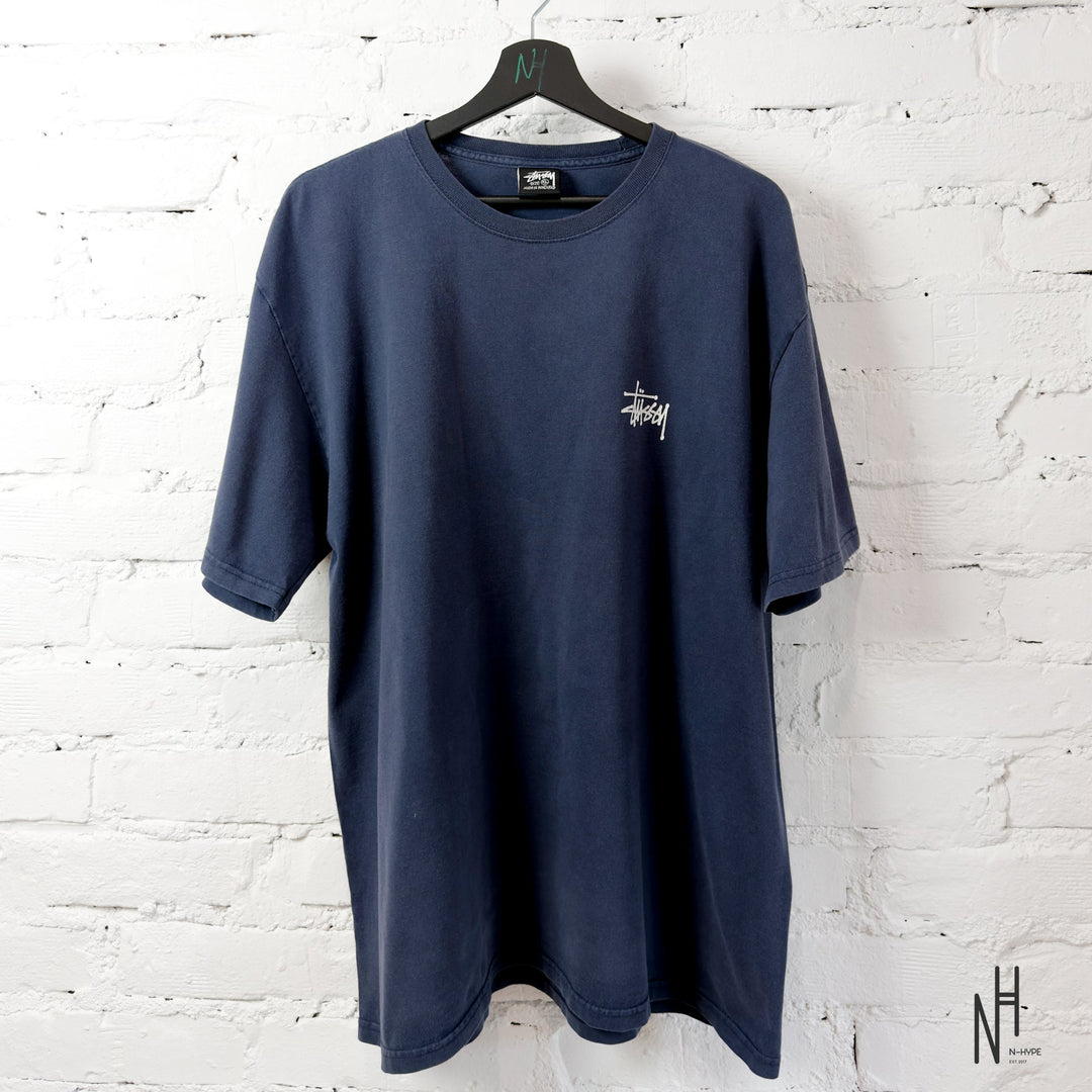 Stussy Classic Navy Tee koszulka męska granatowa N-Hype.
