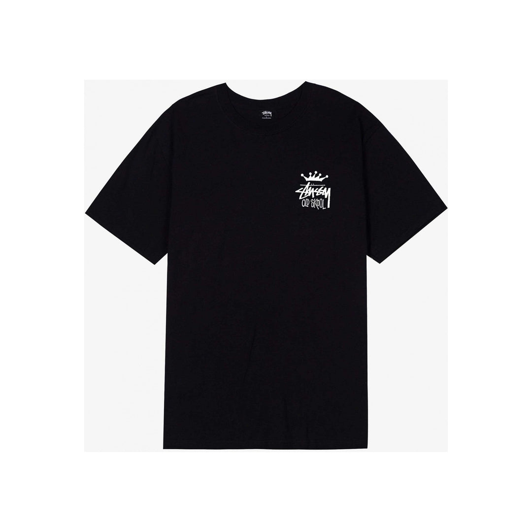 STUSSY OLD SKOOL HEAVYWEIGHT SS TEE BLACK koszulki N-Hype Łódź Polska
