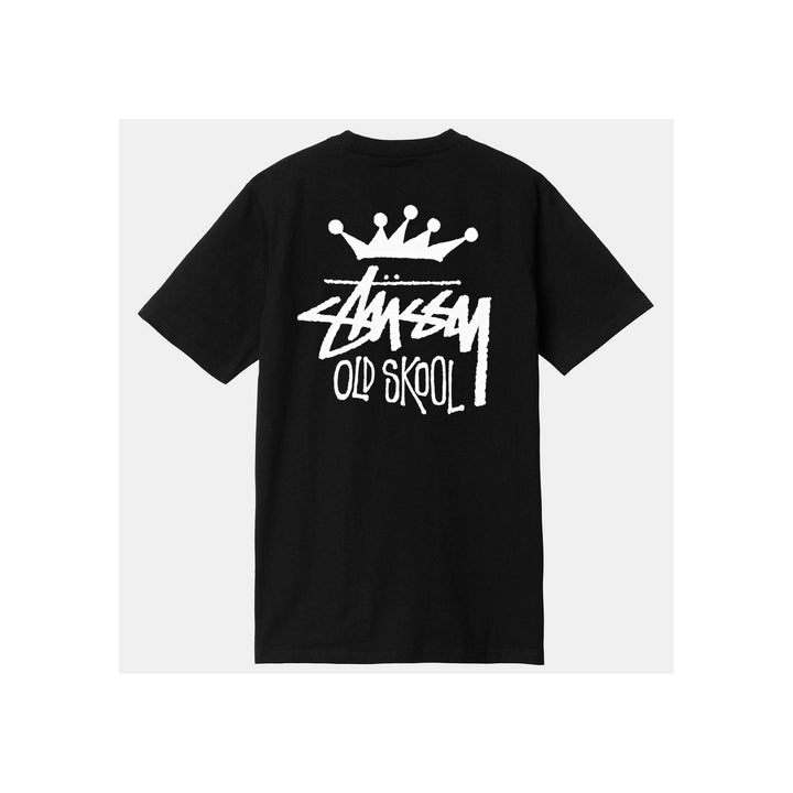 STUSSY OLD SKOOL HEAVYWEIGHT SS TEE BLACK koszulki N-Hype Łódź Polska zdjęcie 2