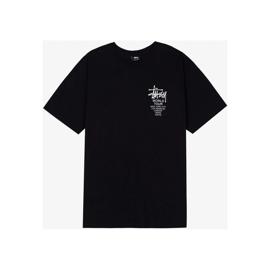 STUSSY SOLID WORLD TOUR LCB TEE BLACK koszulki N-Hype Łódź Polska