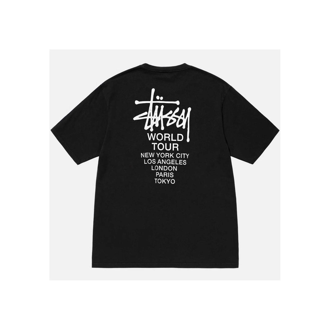 STUSSY SOLID WORLD TOUR LCB TEE BLACK koszulki N-Hype Łódź Polska zdjęcie 2