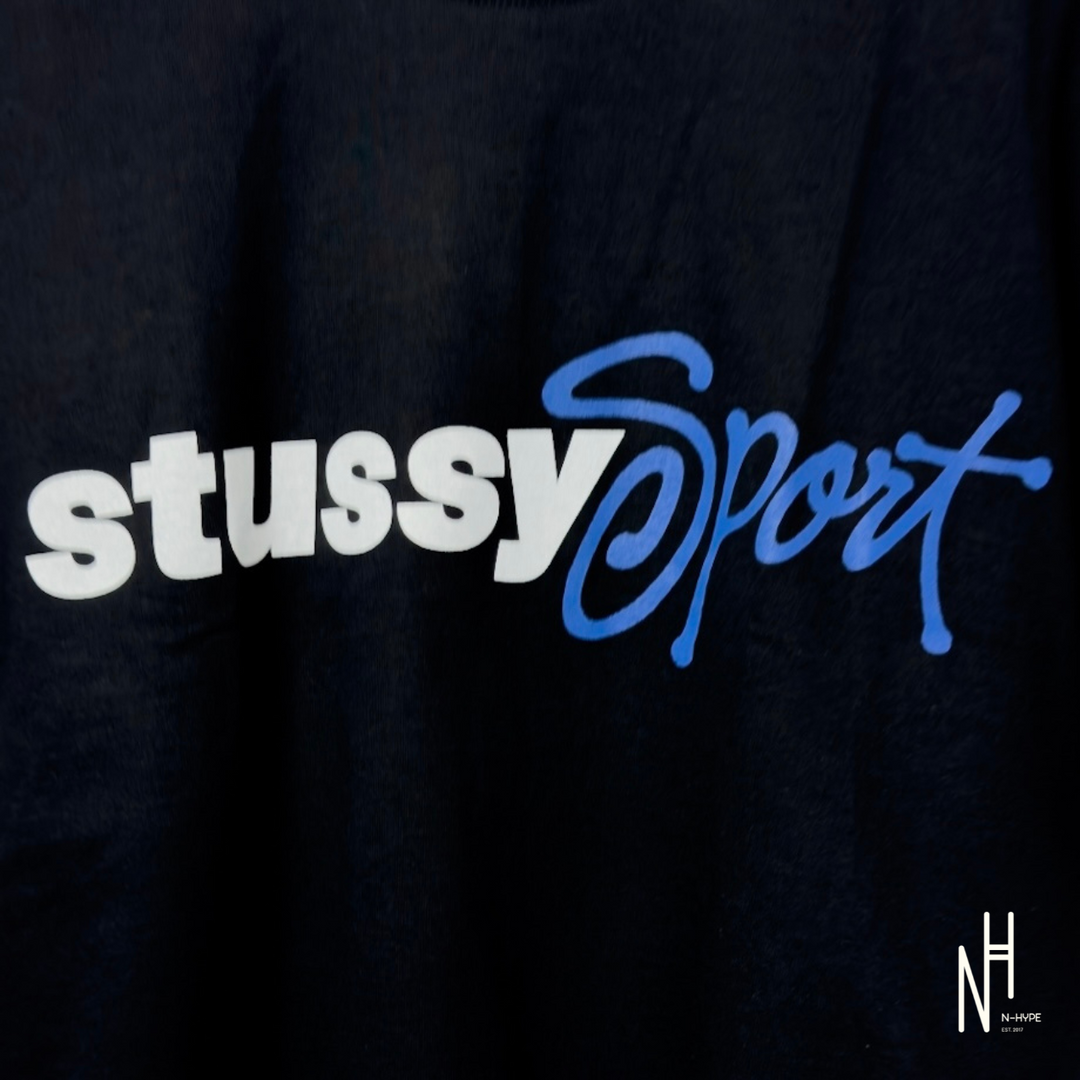 Stussy Sport Script Tee czarna koszulka męska N-Hype