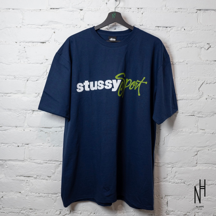 Stussy Sport Script Tee Navy koszulka męska N-Hype