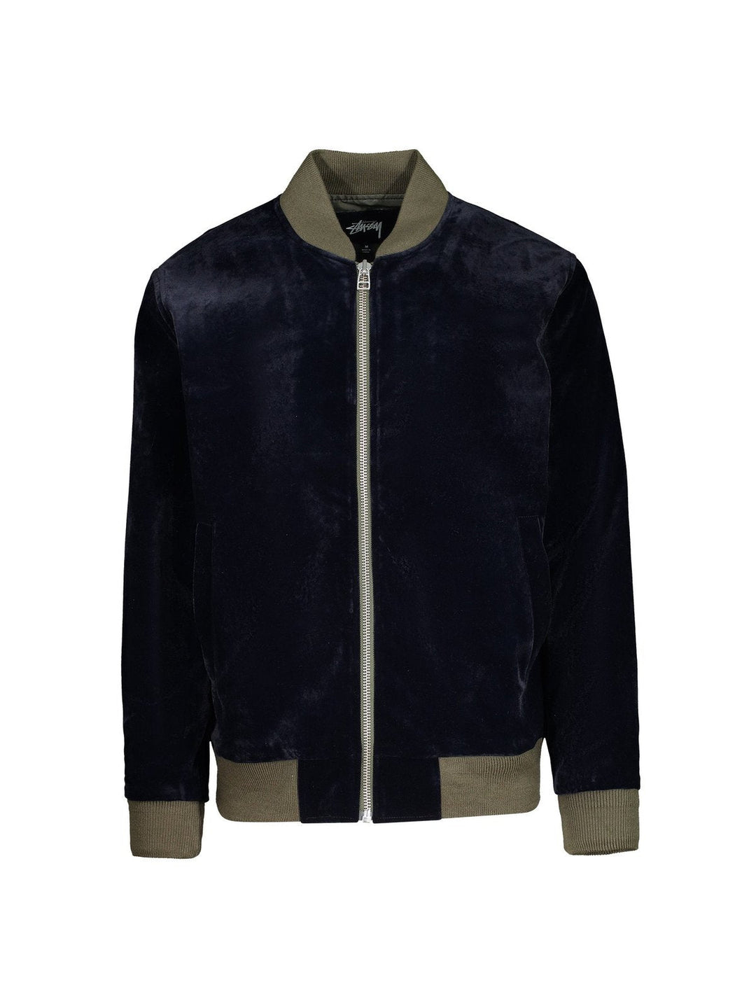 Stussy Velvet Bomber Navy jacket N-Hype fashion store