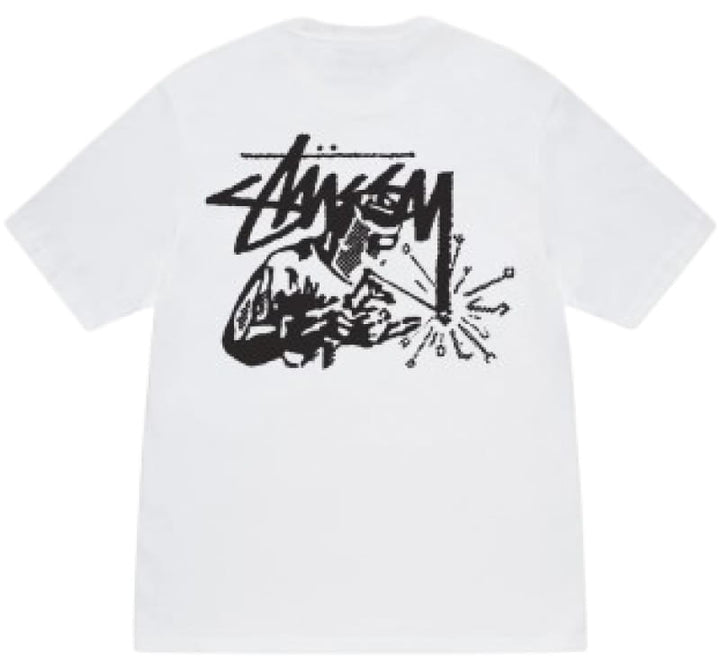Stussy Welder Tee White koszulka męska N-Hype.