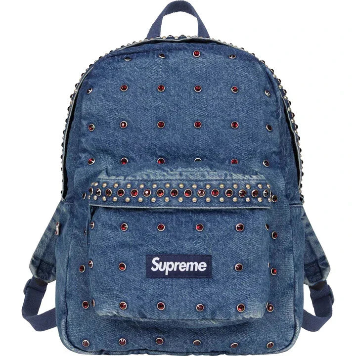 Supreme b.b. Simon Denim Backpack Washed Indigo N-Hype plecak jeansowy niebieski