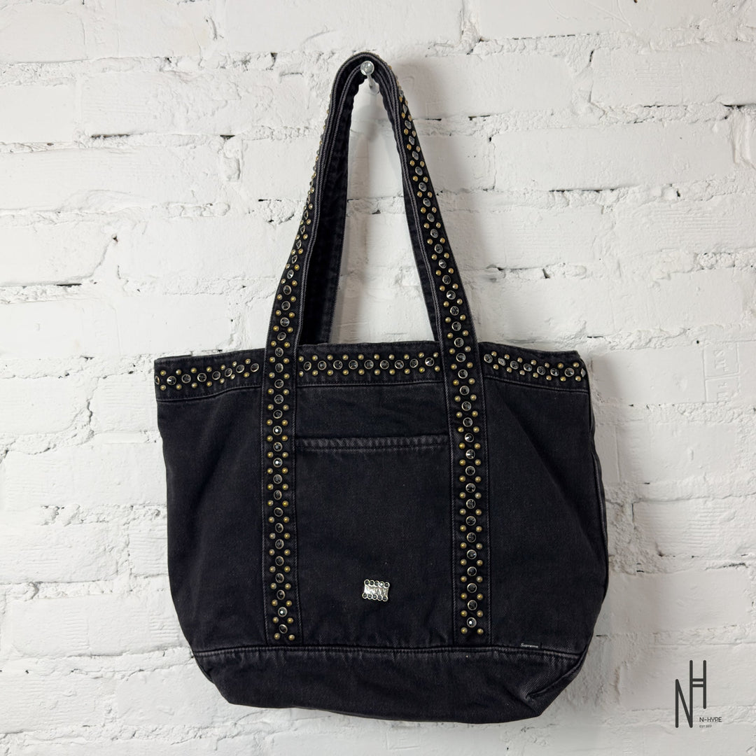 Supreme b.b. Simon Denim Tote Bag Black N-Hype.