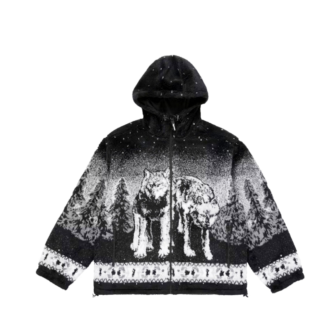 Supreme b.b Simon Reversible Hooded Fleece Jacket czarna N-Hype