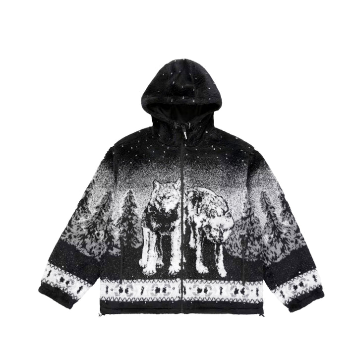 Supreme b.b Simon Reversible Hooded Fleece Jacket czarna N-Hype