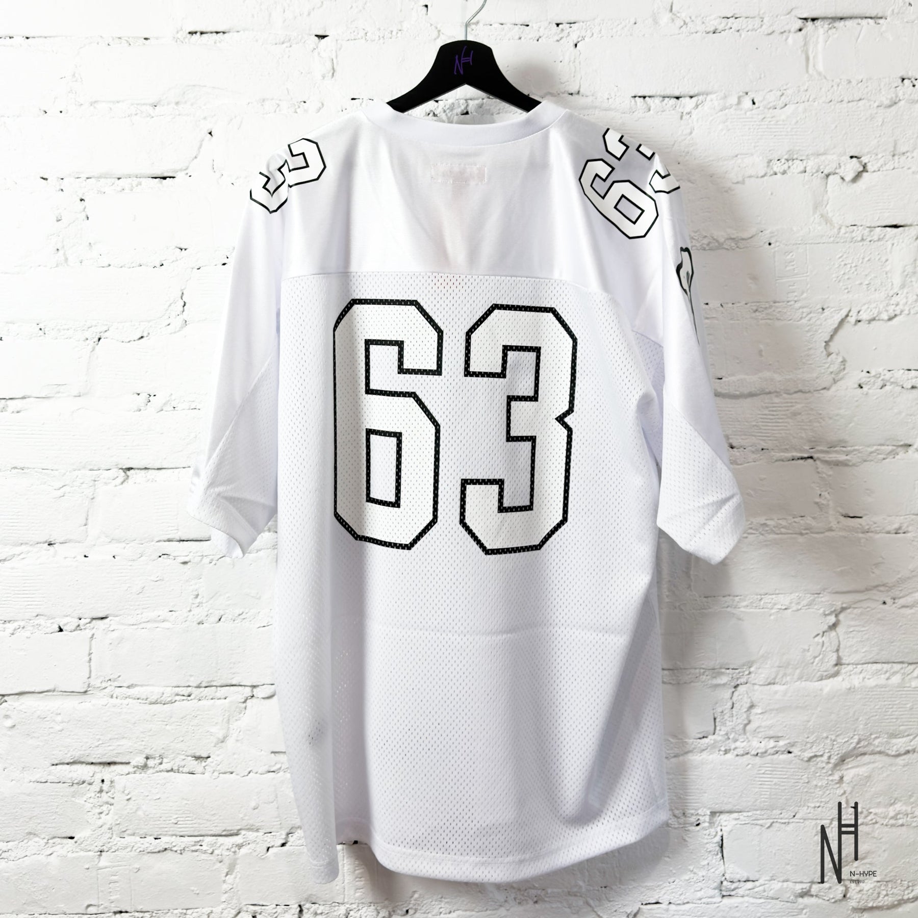 Supreme Bones Football Jersey White | N-Hype