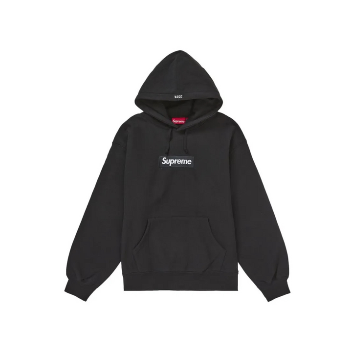 supreme box logo hooded sweatshirt FW24 Black N-Hype 