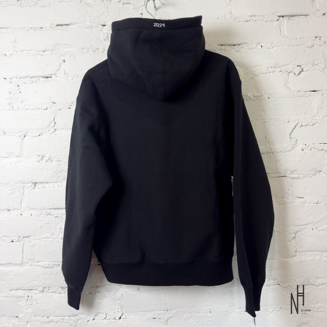Supreme Box Logo Hooded Sweatshirt FW24 Black Used N-Hype Sweatshirt