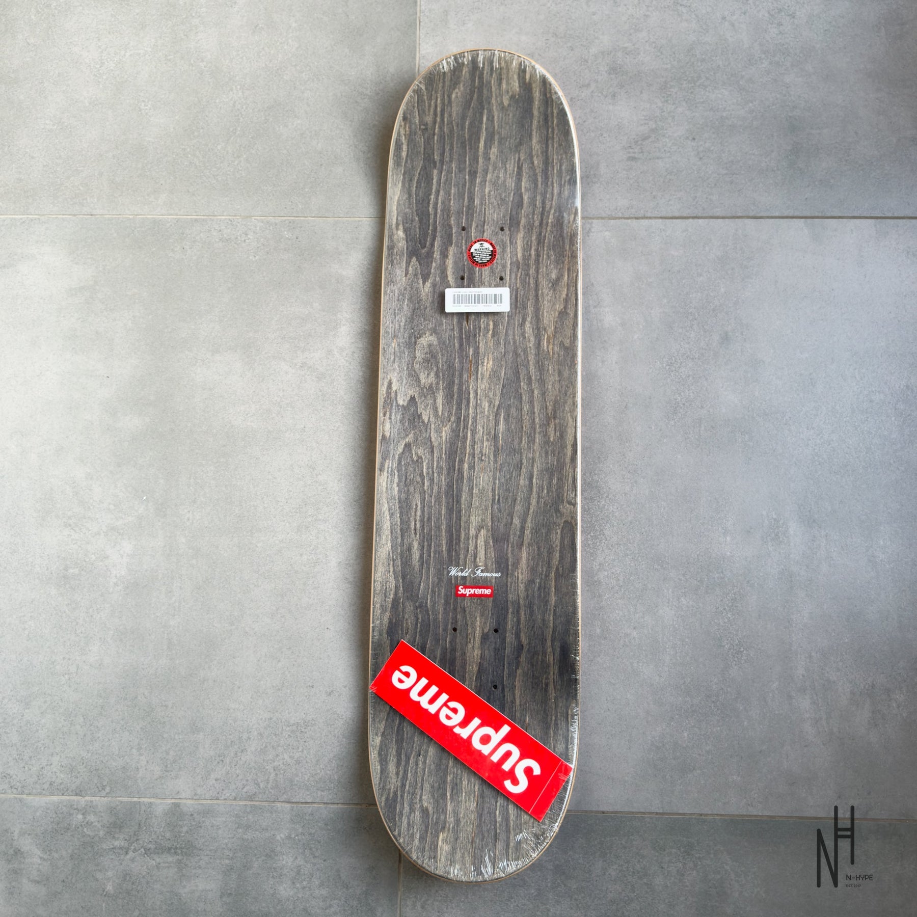 【新品】Supreme Chrome Logo Skateboard Supreme Chrome Logo Skateboard Deck Black - US