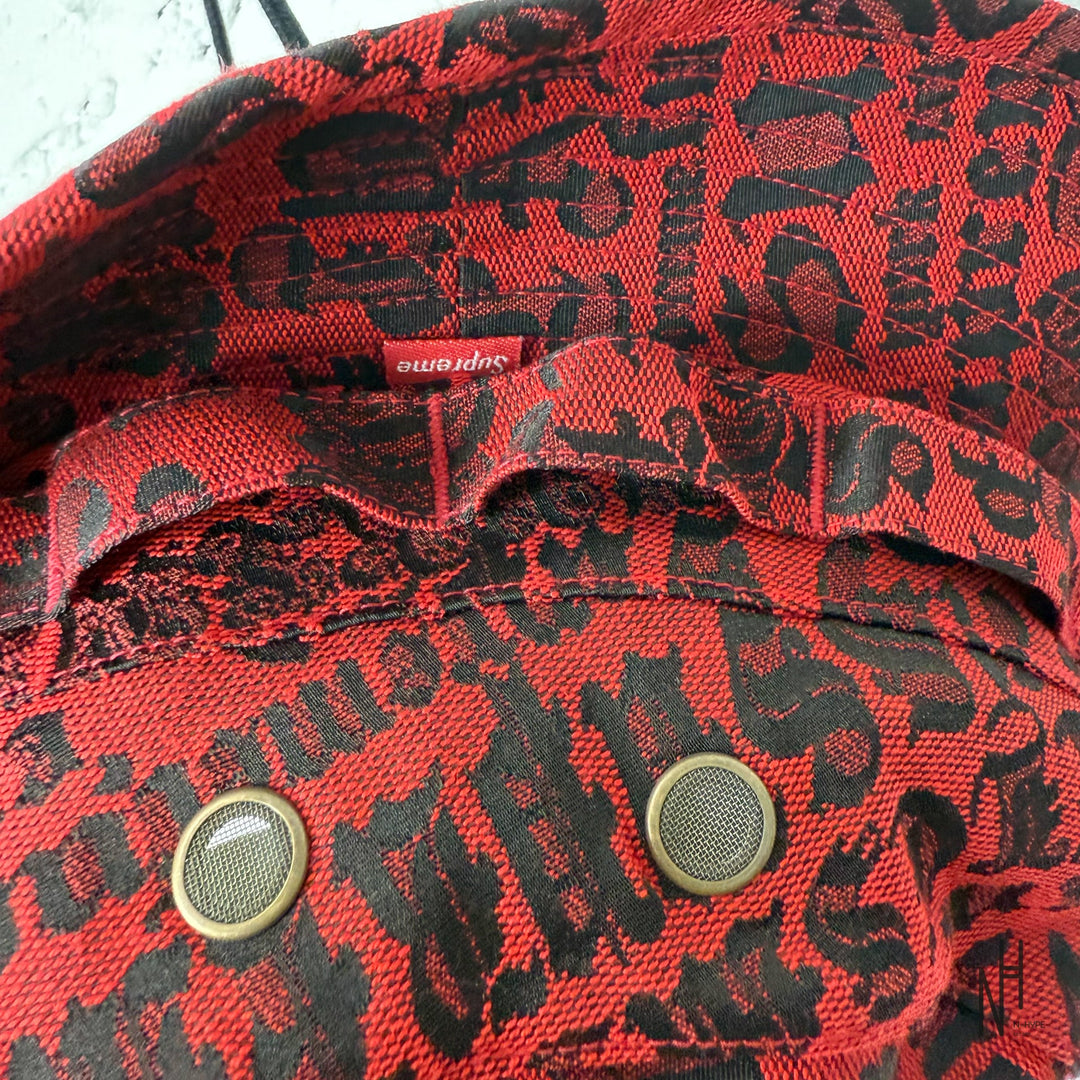 Supreme Cities Jacquard Boonie Hat czerwony N-Hype.