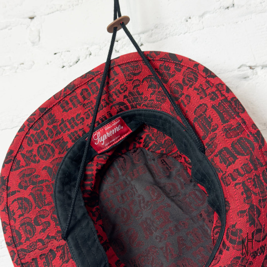 Supreme Cities Jacquard Boonie Hat czerwony N-Hype.