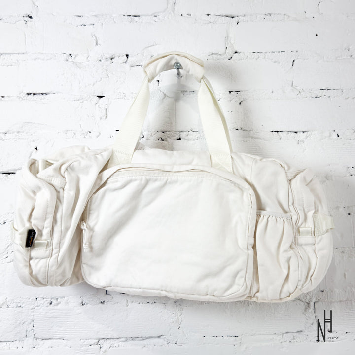 Supreme Denim Duffle Bag White N-Hype torebka męska jeansowa biała