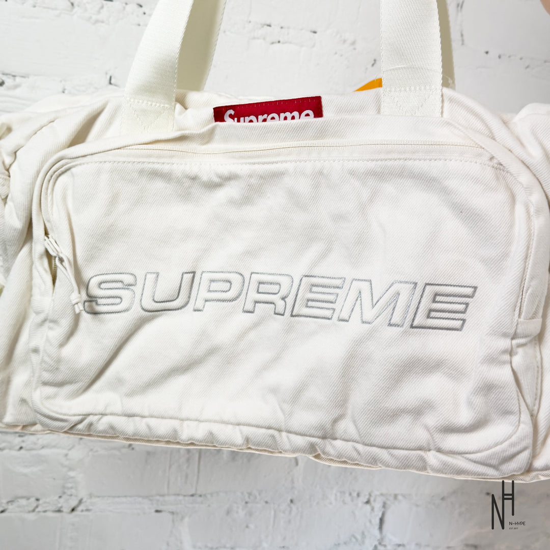 Supreme Denim Duffle Bag White torba jeansowa N-Hype