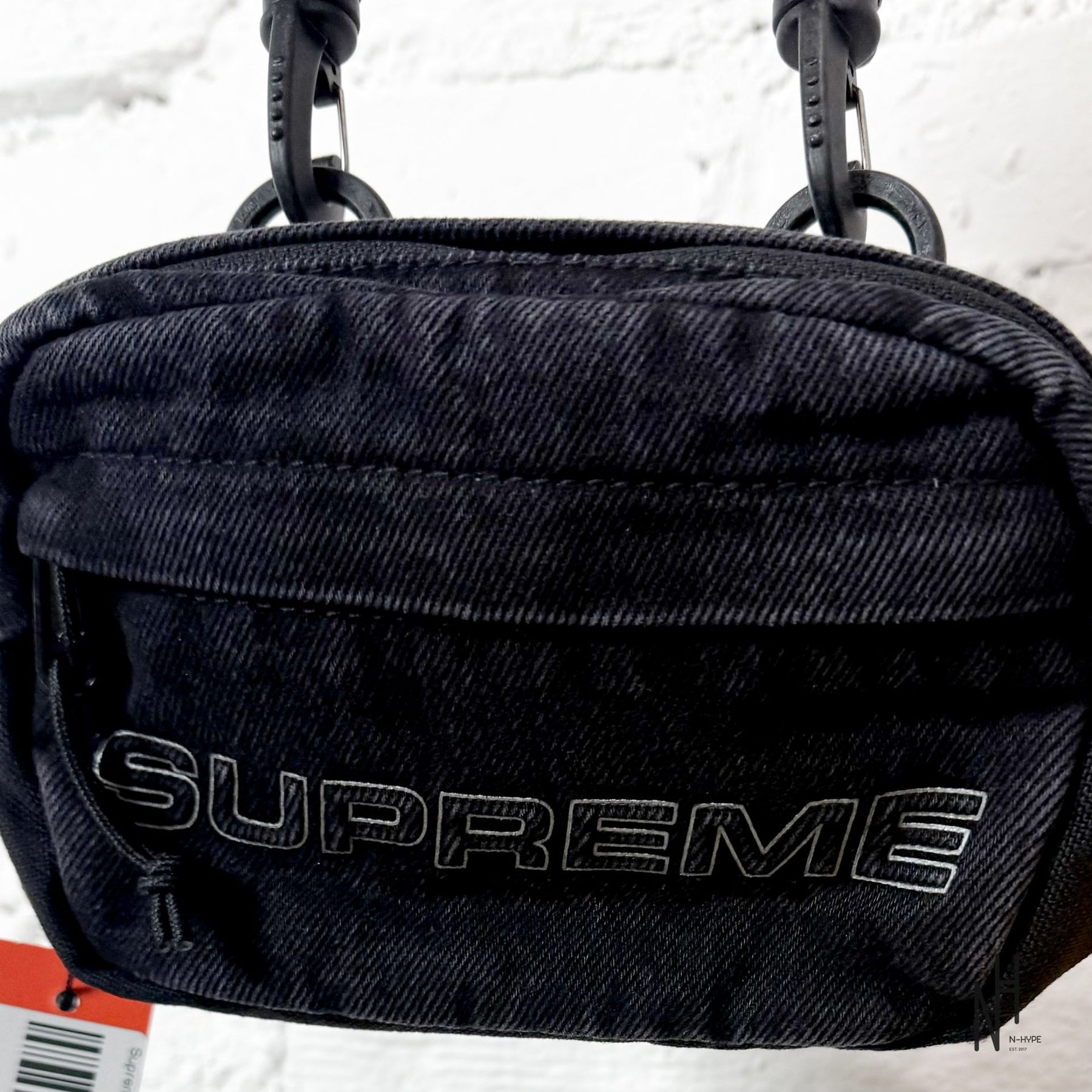 Supreme Denim Mini Shoulder Bag Black | N-Hype
