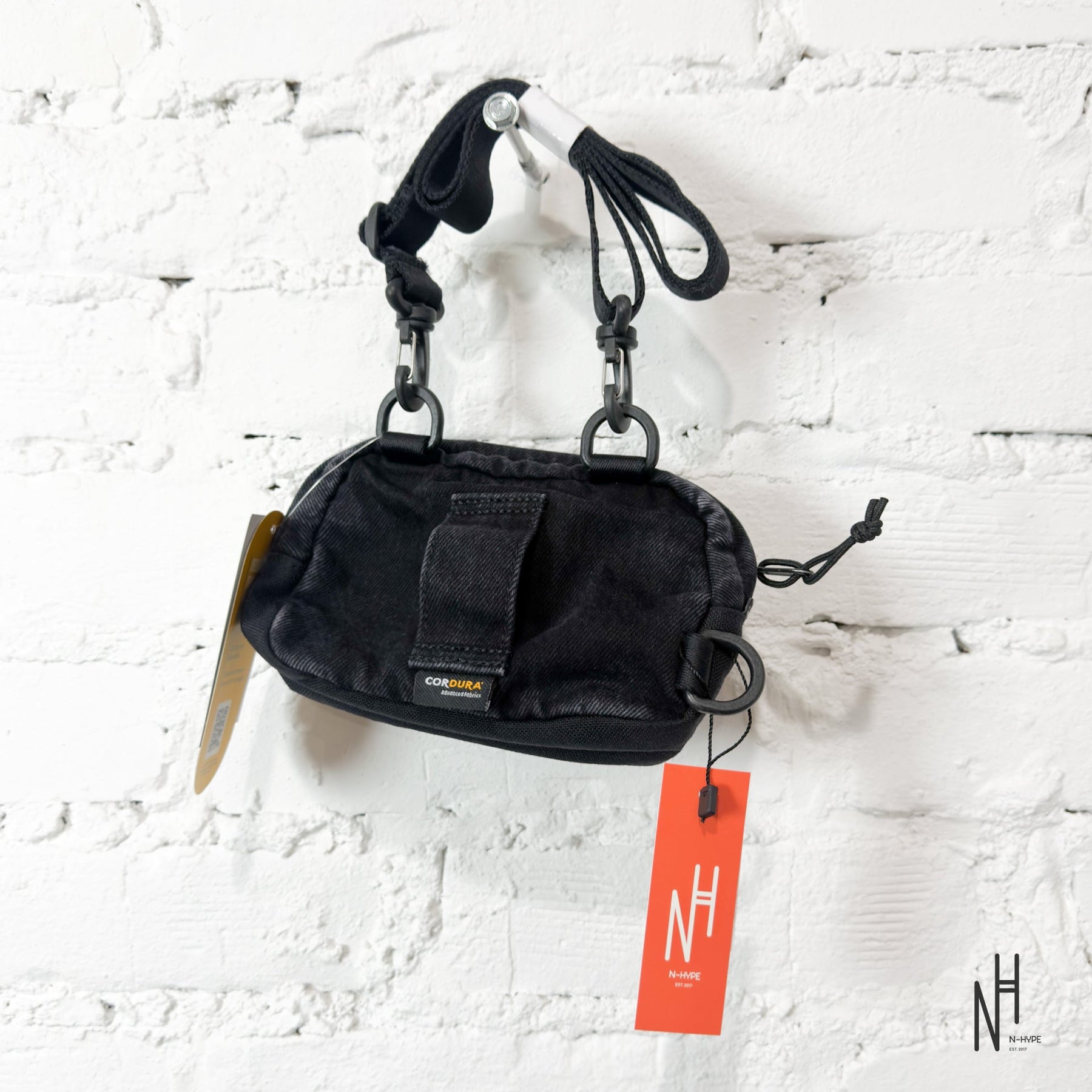 Supreme Denim Mini Shoulder Bag Black | N-Hype
