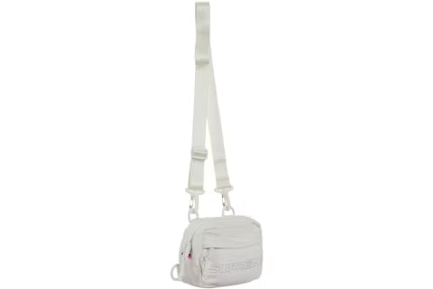 Supreme Denim Mini Shoulder Bag White N-Hype streetwearowa torba ramienia denimowa biała
