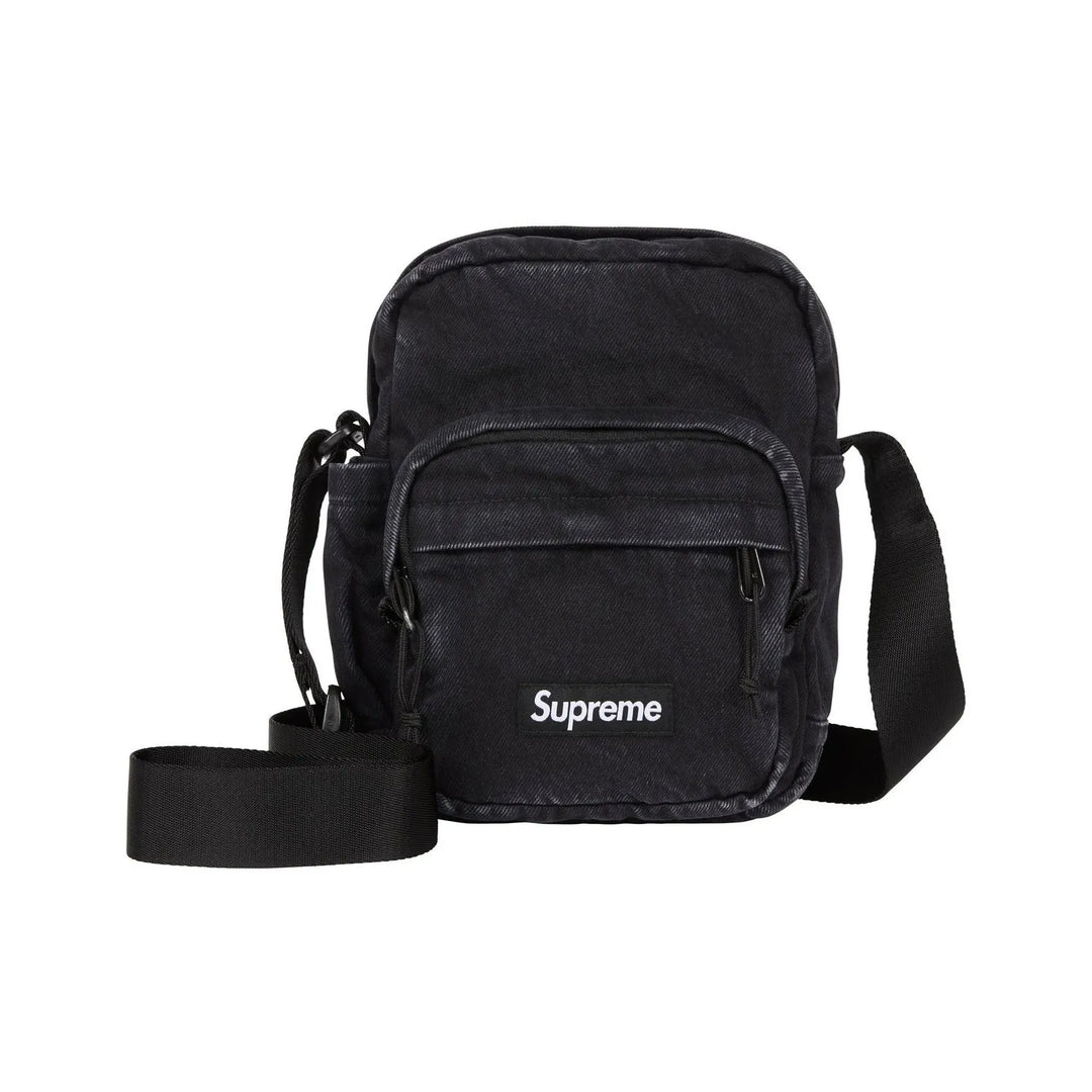 Supreme Denim Shoulder Bag Black marki N-Hype