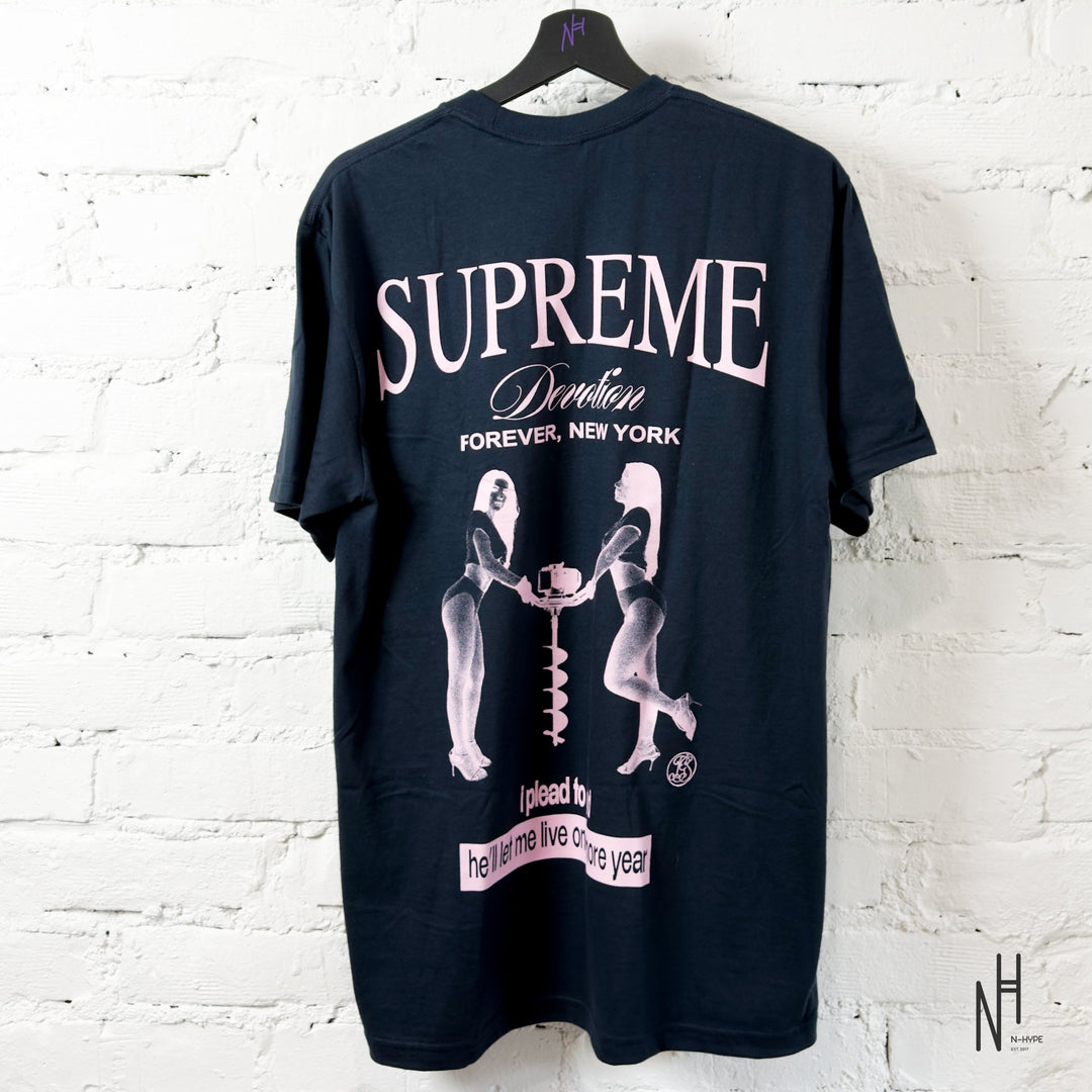 Supreme Devotion Tee Navy koszulka męska wyjątkowa N-Hype