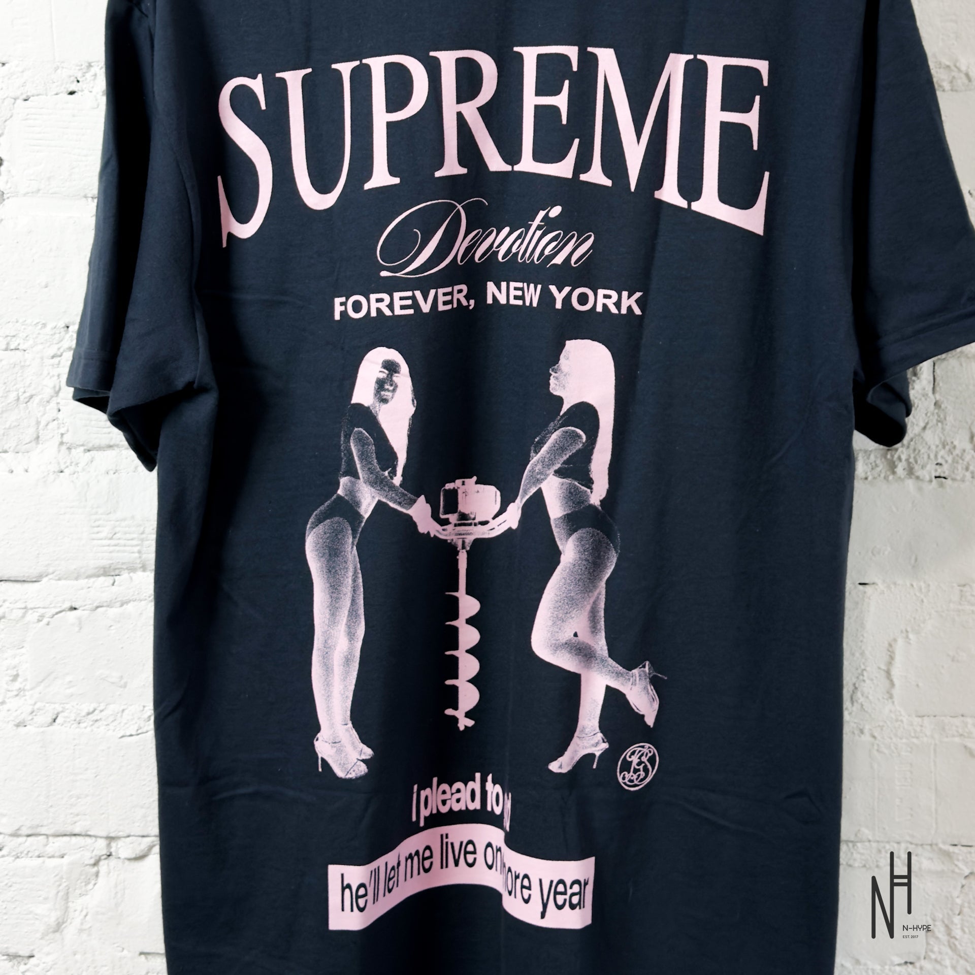 Supreme Devotion Tee Navy | N-Hype