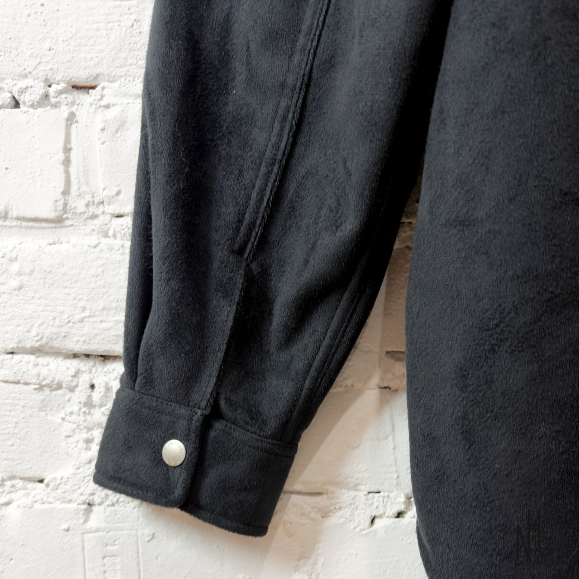 Supreme Faux Suede Snap Shirt / Black – N-Hype