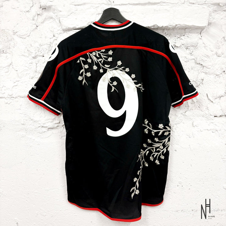 Supreme Floral Soccer Jersey Black - zdjęcie 2 - N-Hype