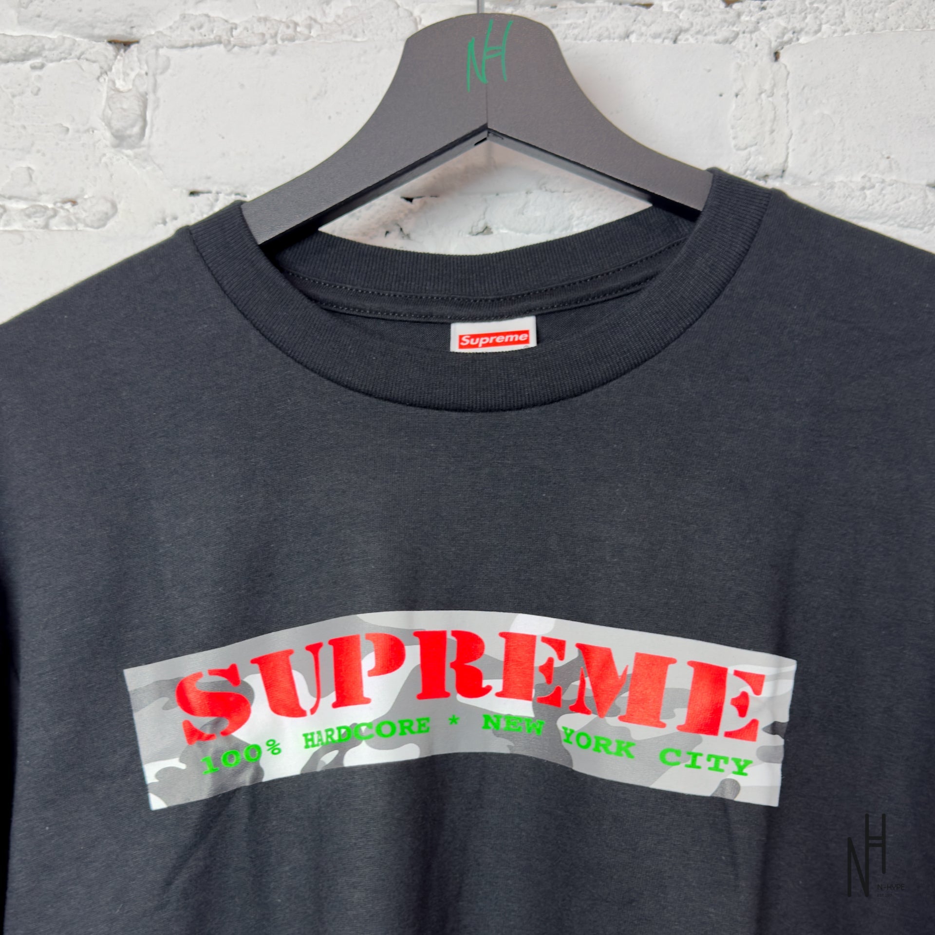 Supreme Hardcore Tee / Black | N-Hype