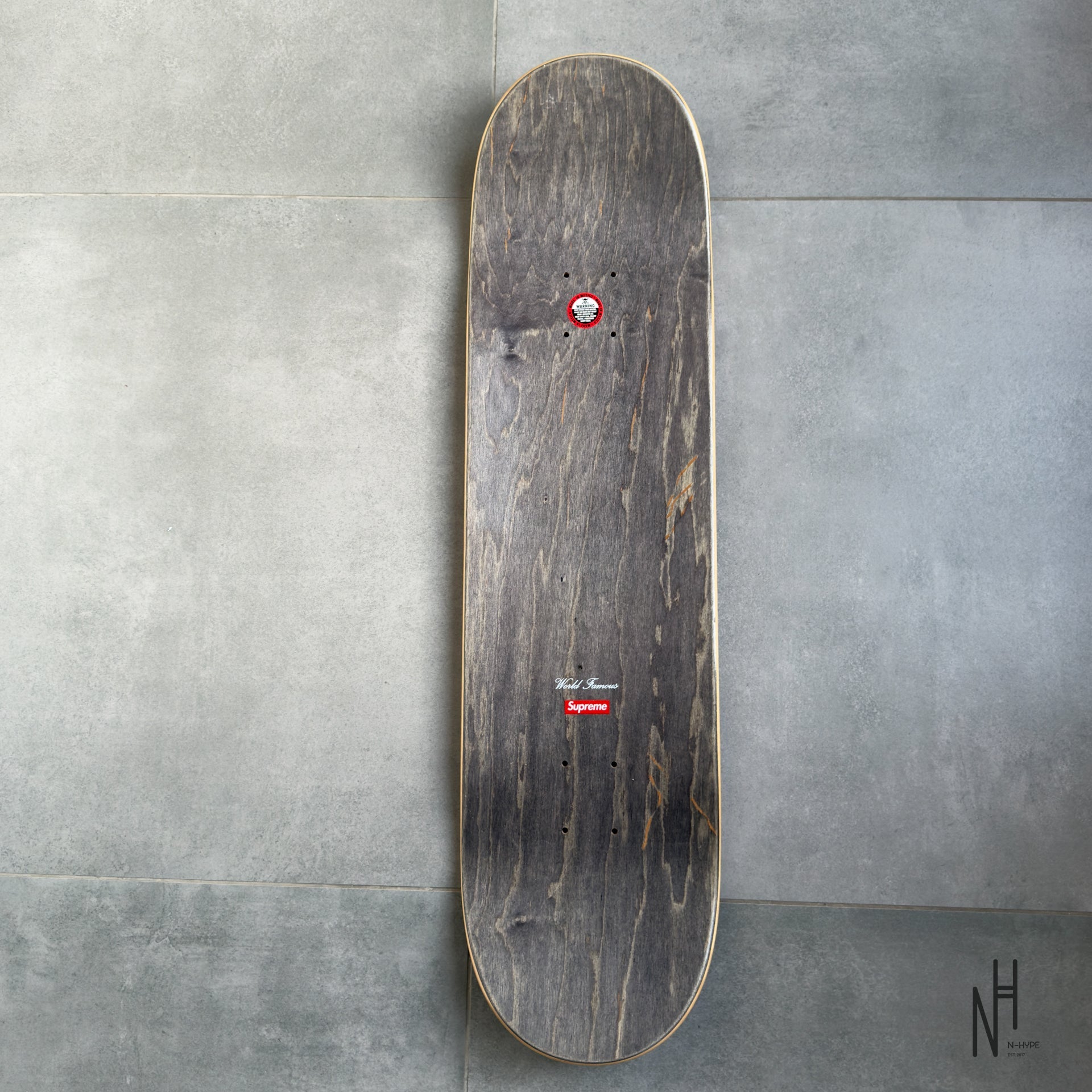 Supreme KAWS Chalk Logo Skateboard Deck Black – Limited